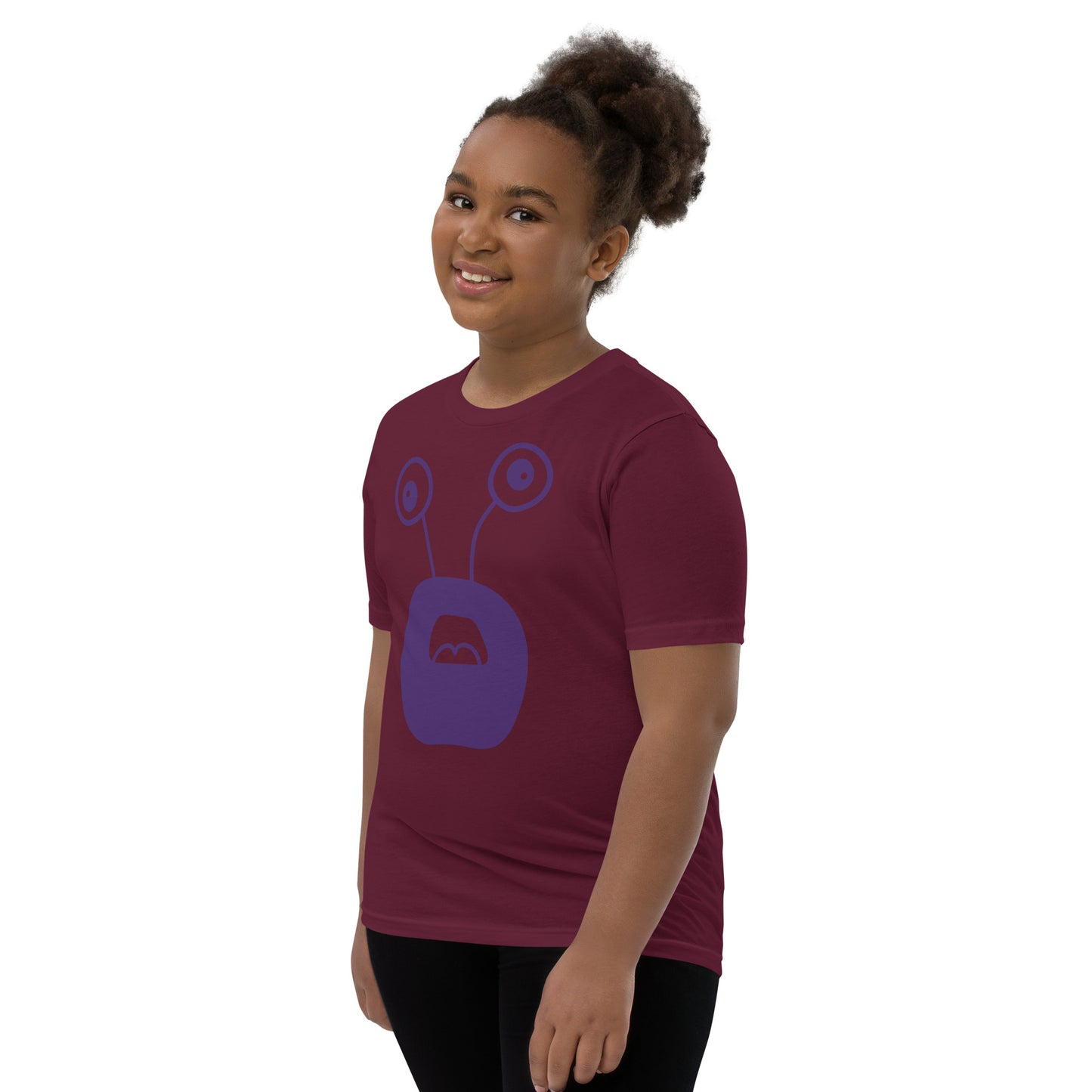 Exciting Youth T-Shirt with Purple Monster - Shop Now!