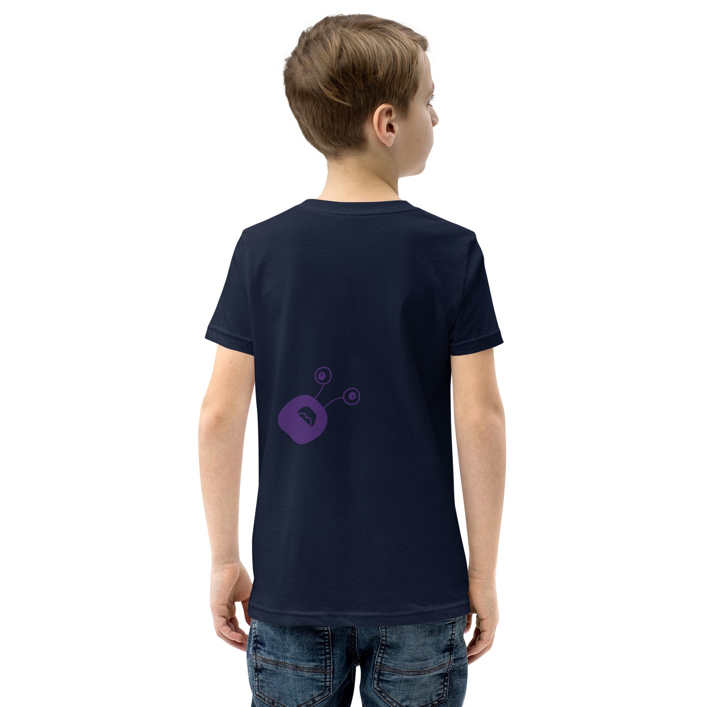 Exciting Youth T-Shirt with Purple Monster - Shop Now!