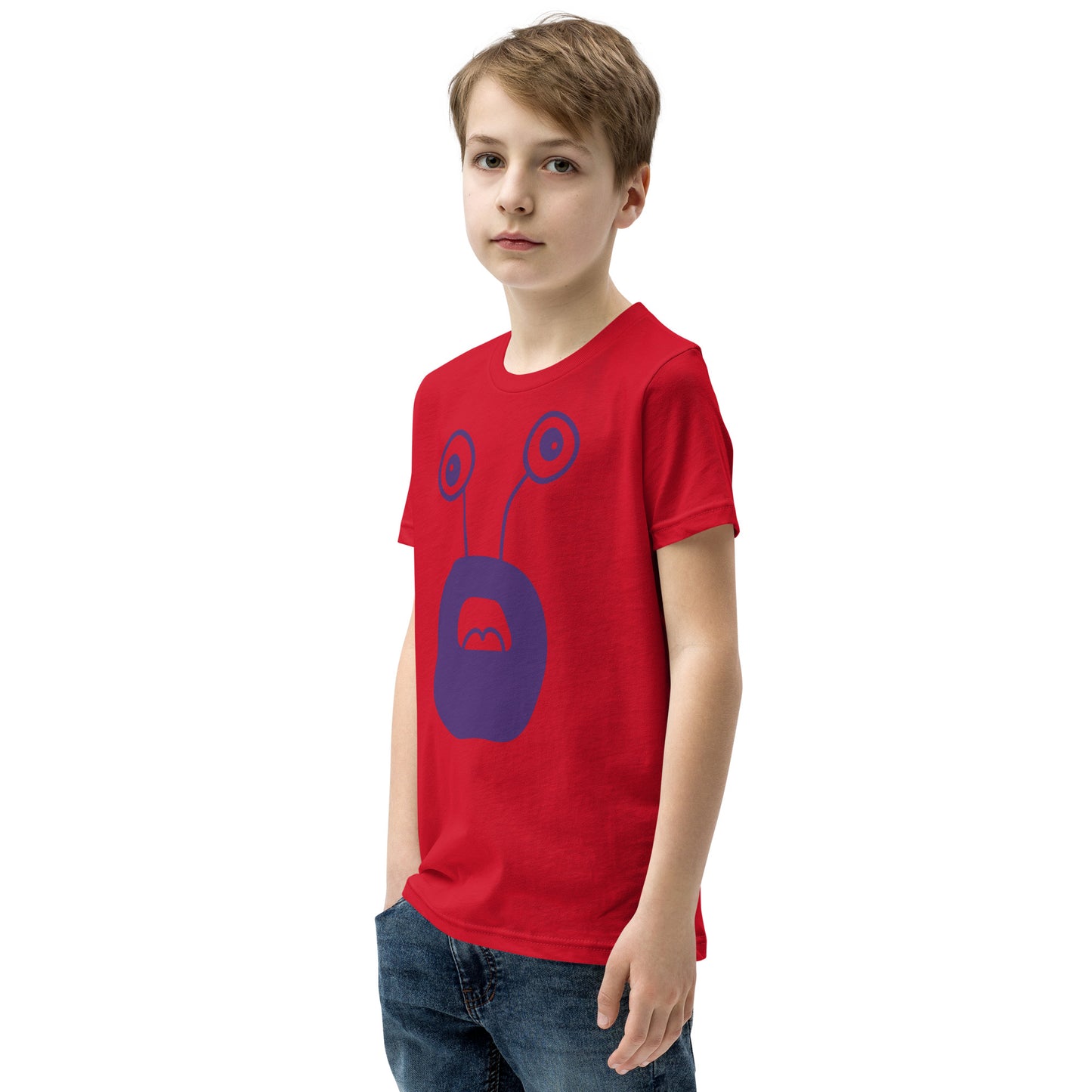 Exciting Youth T-Shirt with Purple Monster - Shop Now!