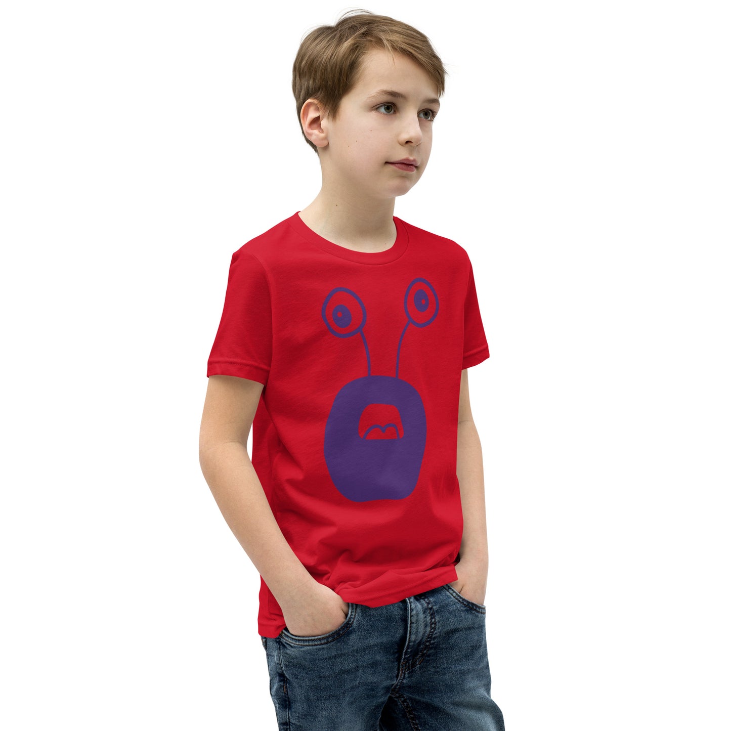 Exciting Youth T-Shirt with Purple Monster - Shop Now!