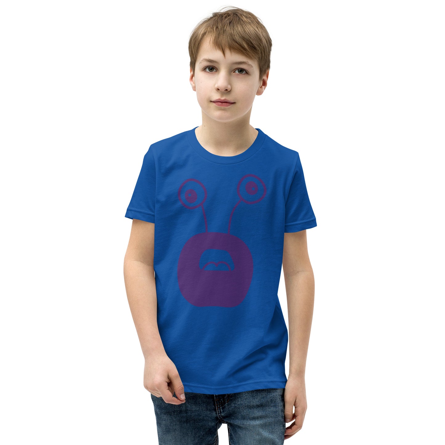 Exciting Youth T-Shirt with Purple Monster - Shop Now!