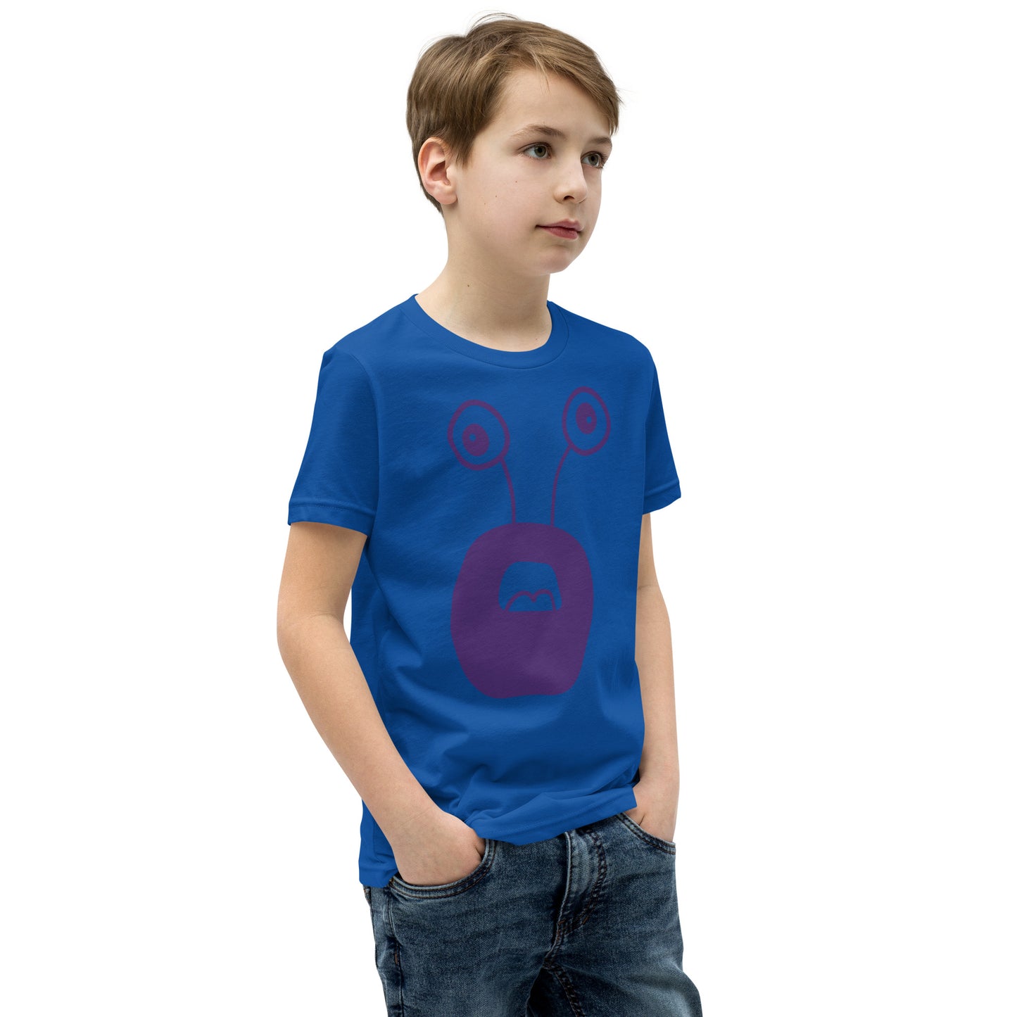 Exciting Youth T-Shirt with Purple Monster - Shop Now!